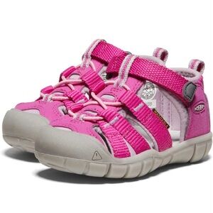 KEEN Kids' Girls Seacamp II CNX Closed Toe Sandal Size 4 Water Shoes